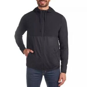 KIRKLAND Signature l Mixed Media Jacket, Woven and Knit Fabric